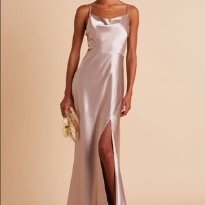 Birdy Grey Lisa long Dress - Satin, Taupe, size S